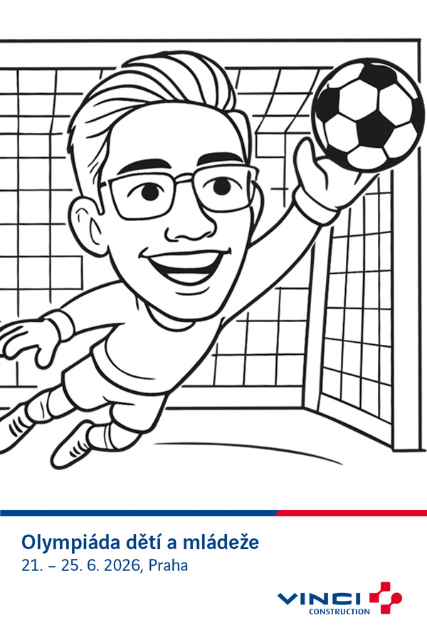 AI karikatury - Vinci - Olympiáda dětí a mládeže